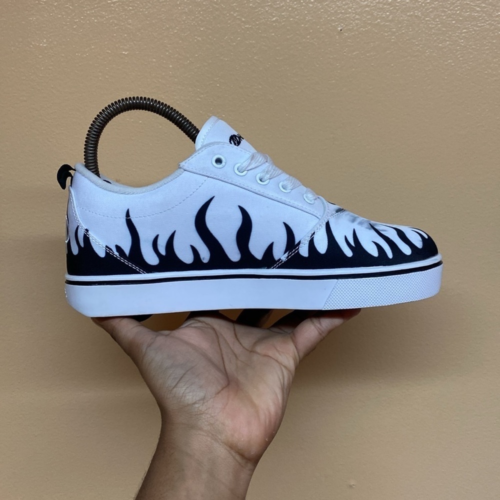 HEELYS White Black Flames - Picture 12 of 17
